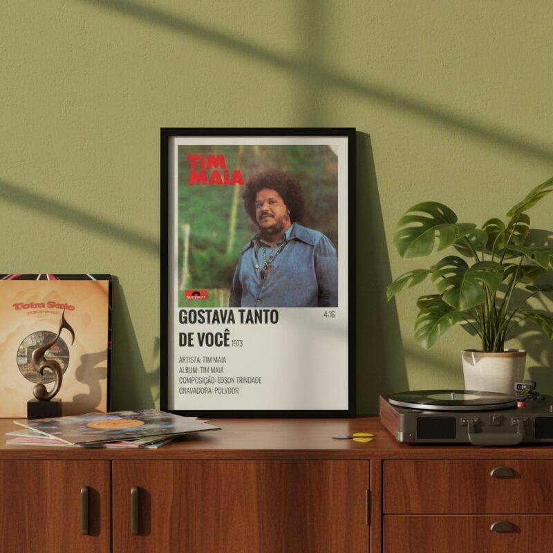 Quadro Música Gostava Tanto de Você