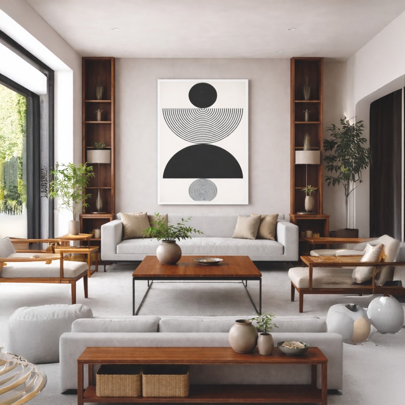 Quadro Canvas - Figuras Geométricas