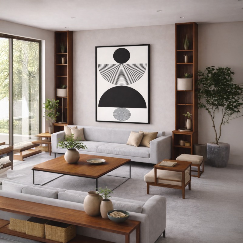 Quadro Canvas - Figuras Geométricas