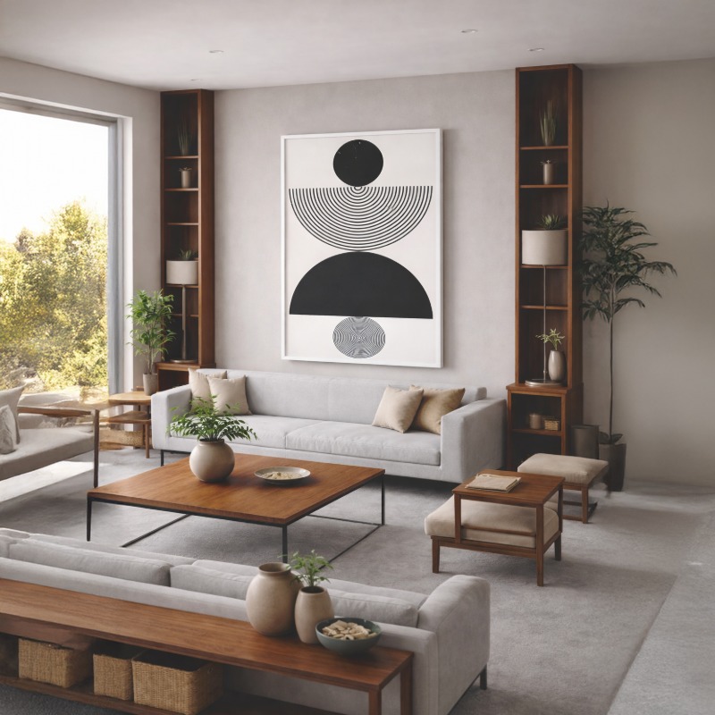 Quadro Canvas - Figuras Geométricas