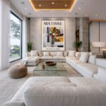 Quadro Canvas A Cama no Espelho de Henri Matisse