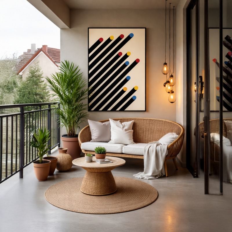Quadro Canvas A Estética Bauhaus