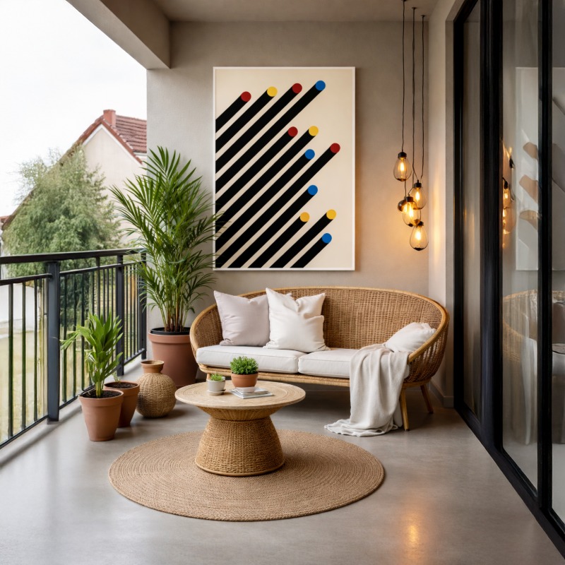 Quadro Canvas A Estética Bauhaus