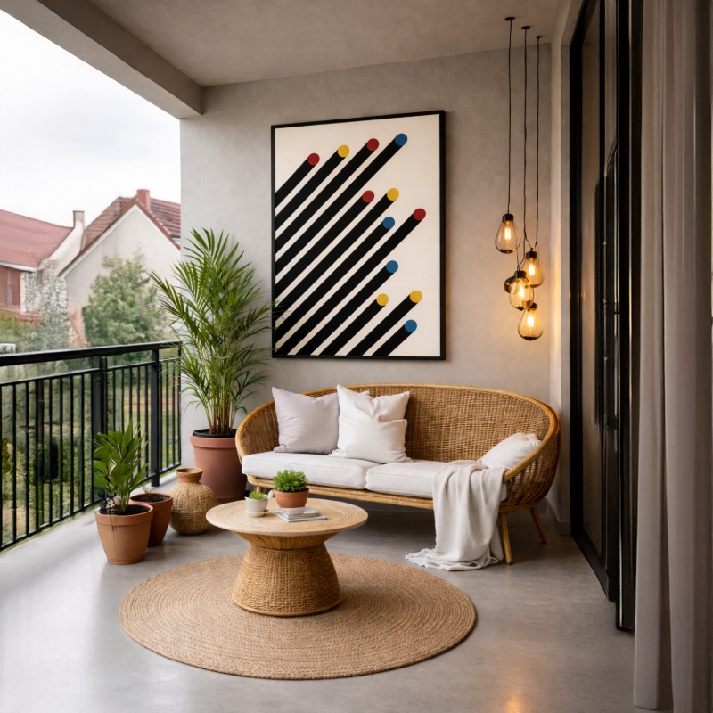 Quadro Canvas A Estética Bauhaus
