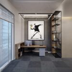 Quadro Canvas Banksy Love Is In The Air