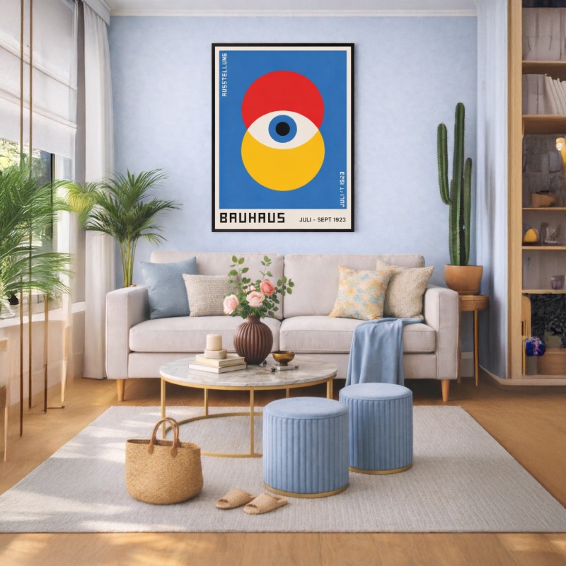 Quadro Canvas Bauhaus Austellung Poster