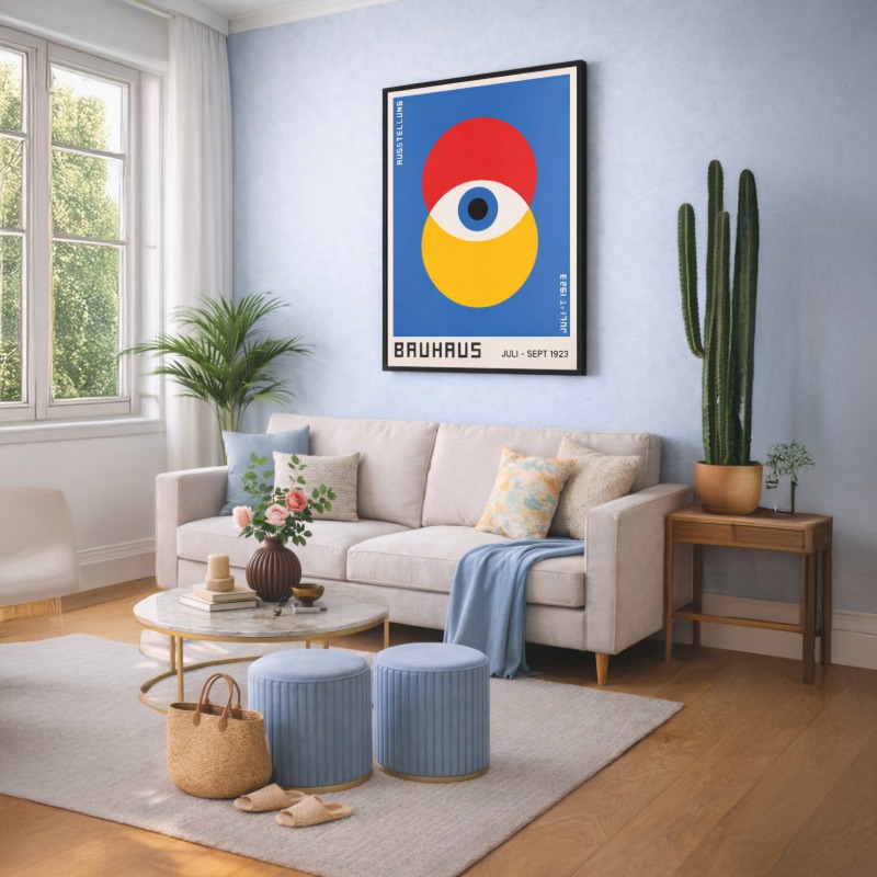 Quadro Canvas Bauhaus Austellung Poster