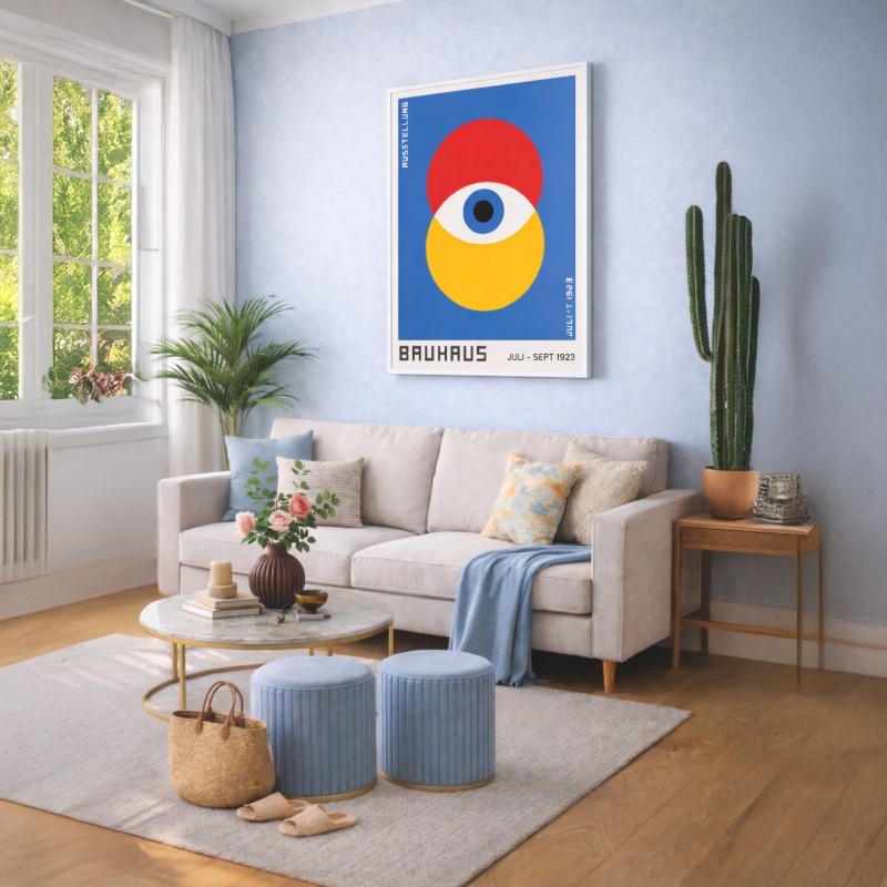 Quadro Canvas Bauhaus Austellung Poster