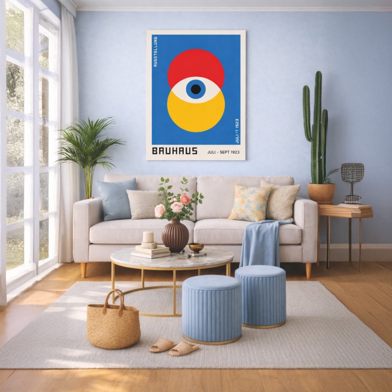 Quadro Canvas Bauhaus Austellung Poster