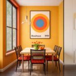 Quadro Canvas Bauhaus Círculos