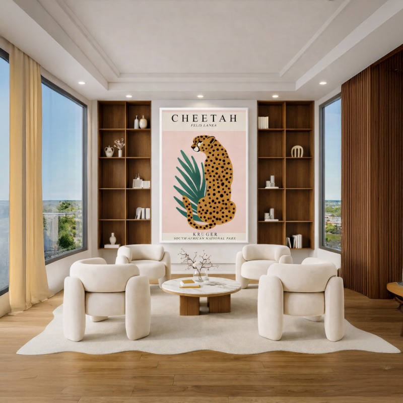 Quadro Canvas Cheetah Felis Lanea Kruger