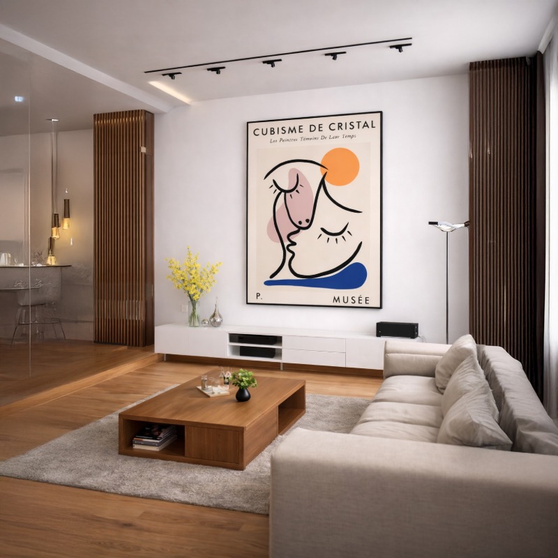 Quadro Canvas Cubismo de Cristal