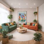Quadro Canvas Flower Market Paris