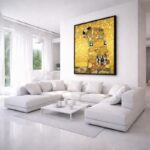 Quadro Canvas Gustav Klimt O Beijo