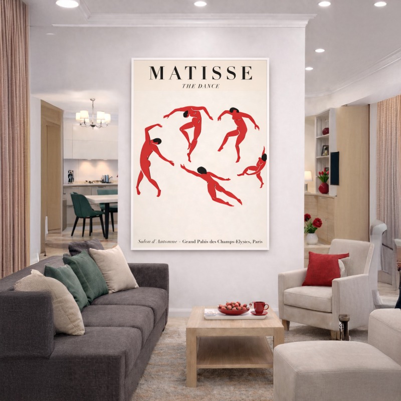 Quadro Canvas Henri Matisse - Obra The Dance A Dança