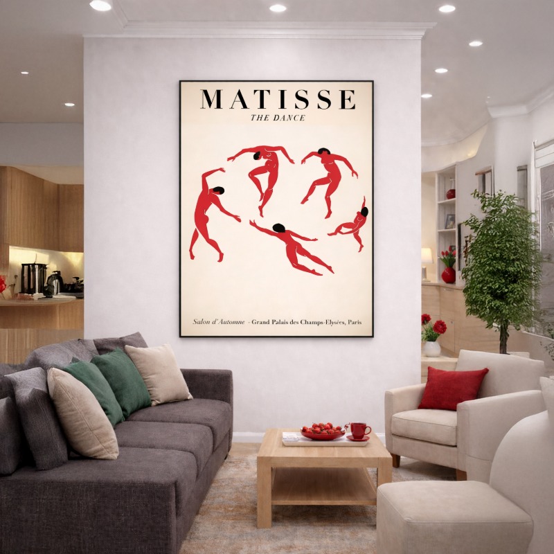 Quadro Canvas Henri Matisse - Obra The Dance A Dança