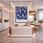 Quadro Canvas Henri - Recortes Cut-Outs Azul