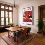 Quadro Canvas Henri Matisse - A Sobremesa em Vermelho