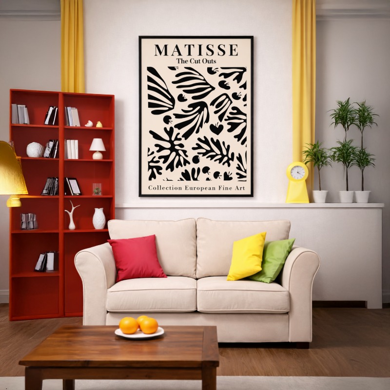 Quadro Canvas Henri Matisse Botânicas Orgânicas Abstratas