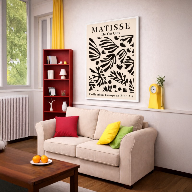 Quadro Canvas Henri Matisse Botânicas Orgânicas Abstratas