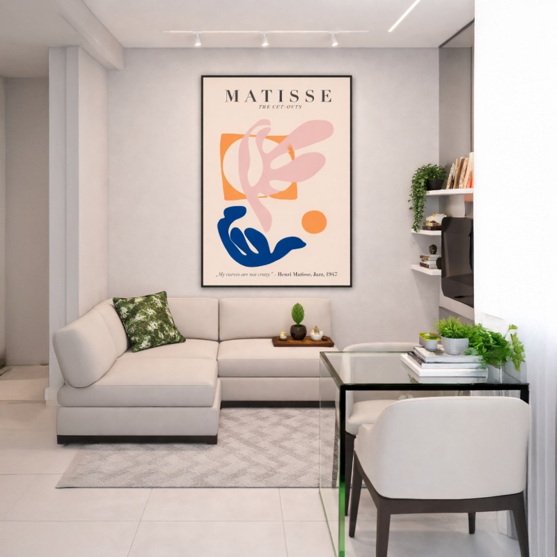 Quadro Canvas Henri Matisse My Curves Are Not Crazy