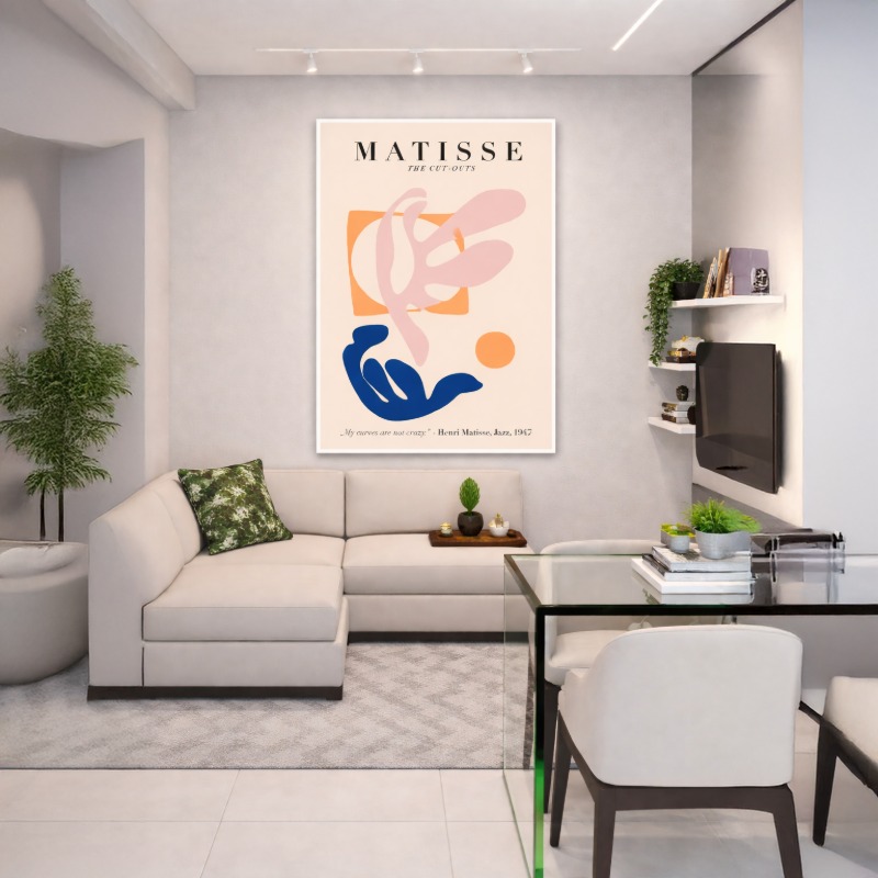 Quadro Canvas Henri Matisse My Curves Are Not Crazy