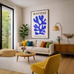 Quadro Canvas Henri Matisse Papiers Découpés Azul