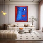 Quadro Canvas Joán Miró Bailarina Coração