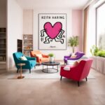 Quadro Canvas Keith Haring Heart