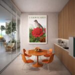 Quadro Canvas L'Erbolario Bargigliuto Rosso