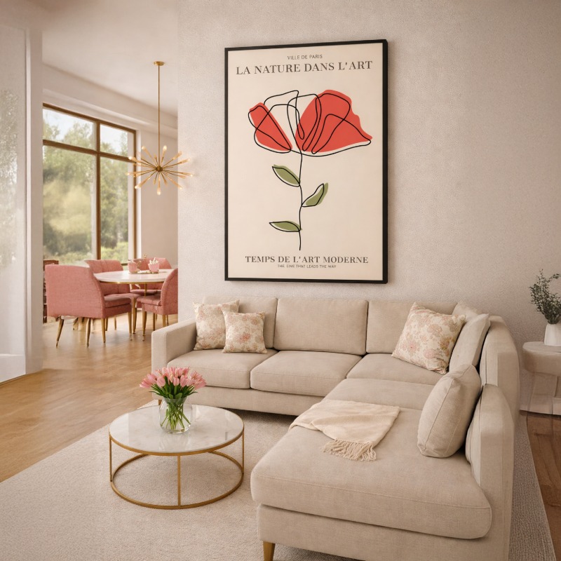 Quadro Canvas La Nature Dans L'Art