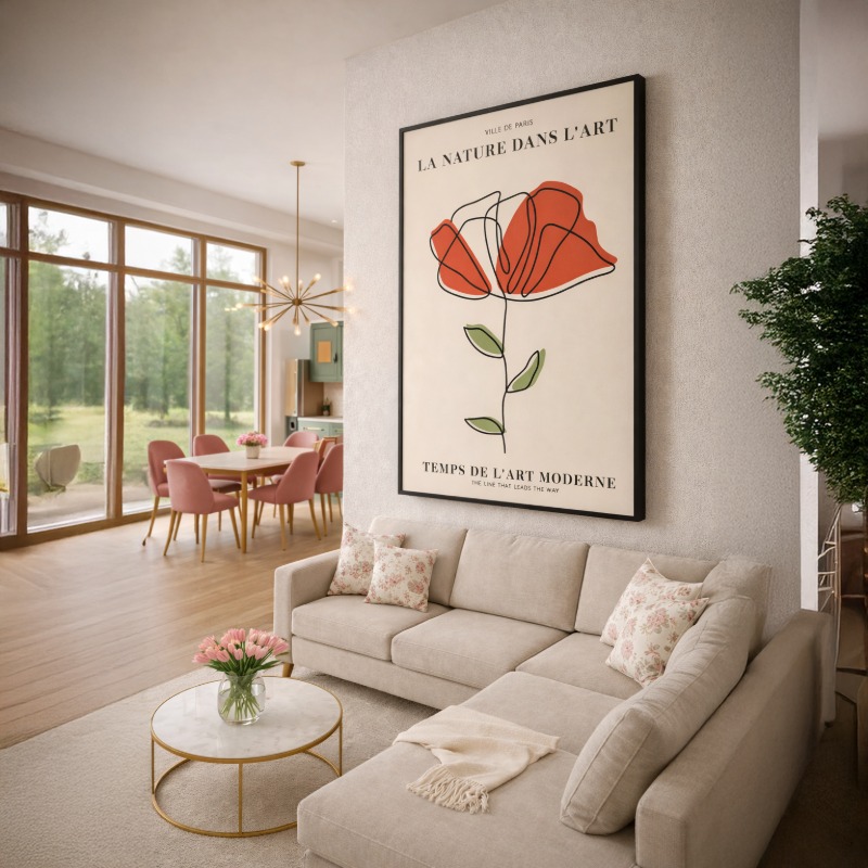 Quadro Canvas La Nature Dans L'Art