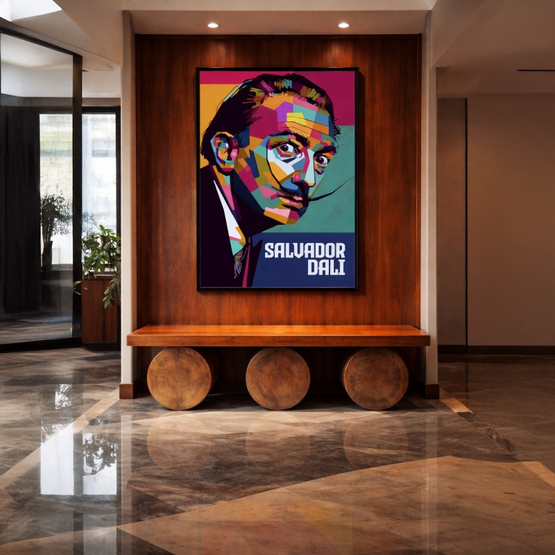 Quadro Canvas Metal Poster Salvador Dali