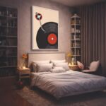 Quadro Canvas Music Poster Disco Vinil