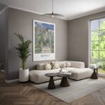 Quadro Canvas Paisagem Jardim Monet
