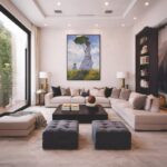 Quadro Canvas Passeio Mulher Com Sombrinha Monet