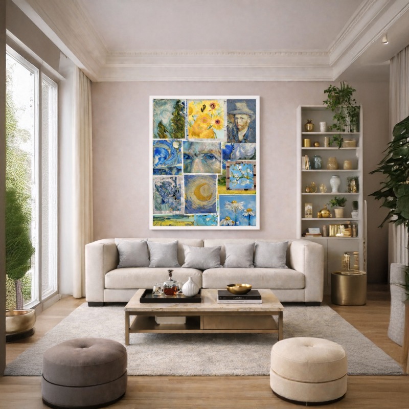 Quadro Canvas Vincent Van Gogh - A Noite Estrelada