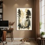 Quadro Decorativo Arte Floresta - 70x50cm