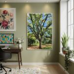 Quadro Decorativo Árvore No Parque - 70x50cm