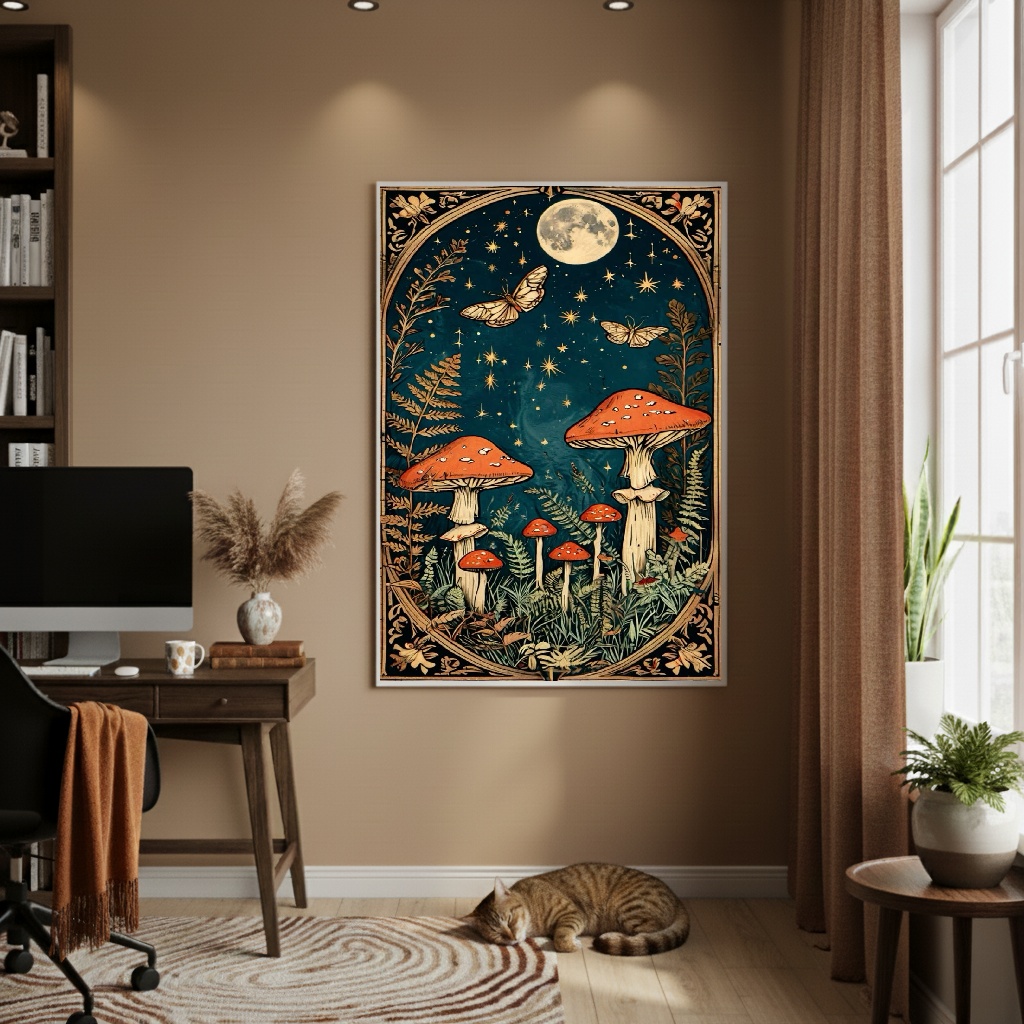 Quadro Decorativo Bosque Encantado - 70x50cm