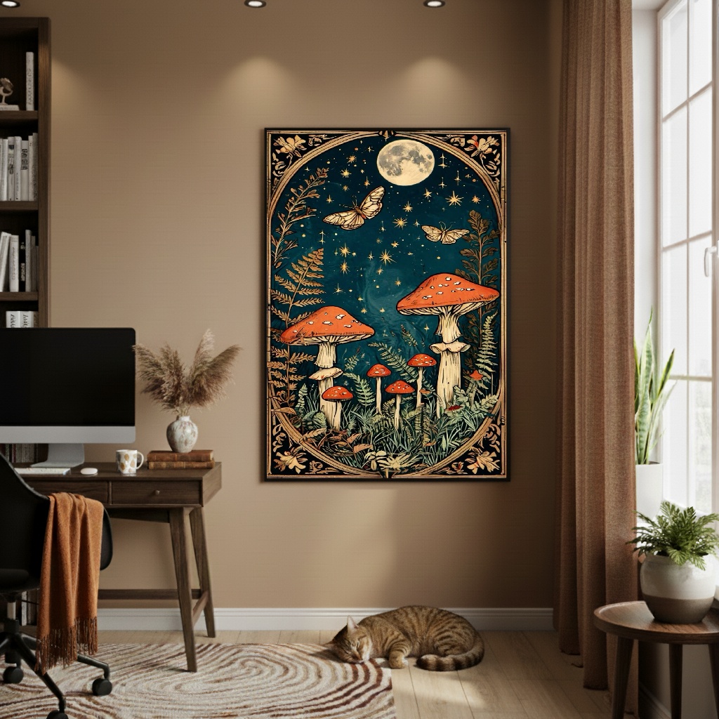 Quadro Decorativo Bosque Encantado - 70x50cm