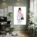 Quadro Decorativo Café É Meu Amor - 70x50cm