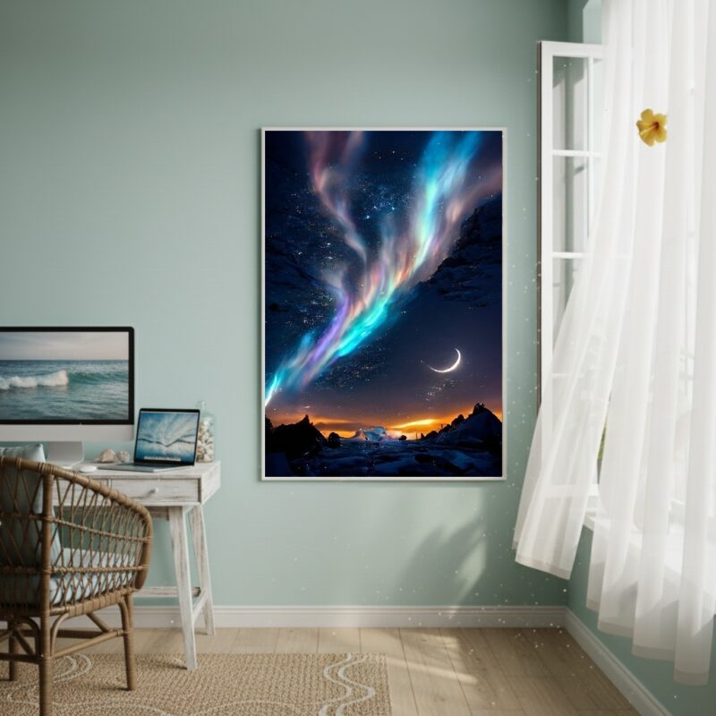 Quadro Decorativo Canto Da Aurora - 70x50cm