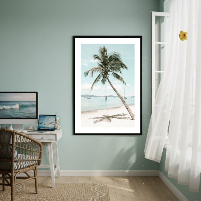 Quadro Decorativo Caribbean Palm Tree - 70x50cm