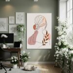 Quadro Decorativo Contorno Da Calma - 70x50cm