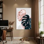 Quadro Decorativo Cores De Monstera - 70x50cm