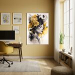Quadro Decorativo Coroa De Silêncios - 70x50cm