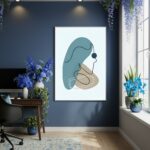 Quadro Decorativo Corpo Fluido - 70x50cm