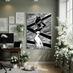 Quadro Decorativo Debaixo Do Equador - 70x50cm