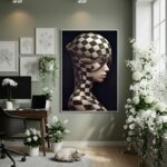 Quadro Decorativo Dicotomia Sensorial - 70x50cm